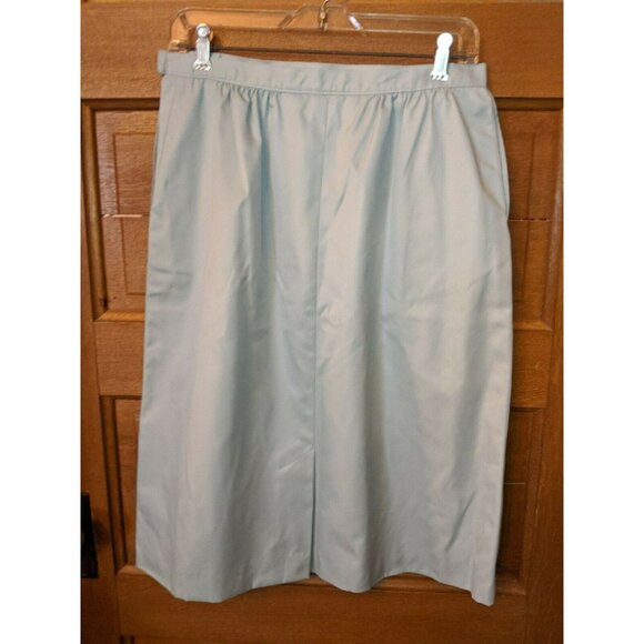 Country Sophisticates Pendleton Size S Small Skirt Light Green - Picture 2 of 5